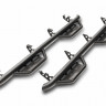 Боковые трубные пороги Chevrolet Silverado/GMC Sierra 1500 14-19 Double Cab Podium LG & SS N-FAB HPC1473QC-TX