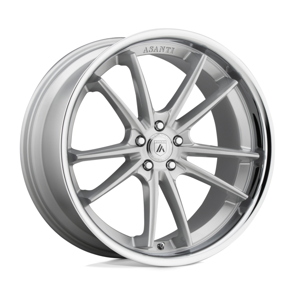Колесный диск Asanti Wheels Sigma Brushed Silver W/Chrome Lip 24x9 ET+32 ABL23-24901232SL