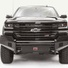 Передний бампер Black Steel Chevrolet Silverado 1500 16-18 Fab Fours CS16-K3861-1