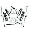 Лифт комплект подвески 4" Jeep Wrangler JK 07-18 2 Door (Fox 2.0 Shocks) Superlift K905F