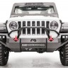 Передний бампер с центаральной дугой Vengeance Jeep Gladiator 20-21 Fab Fours JL18-D4652-1