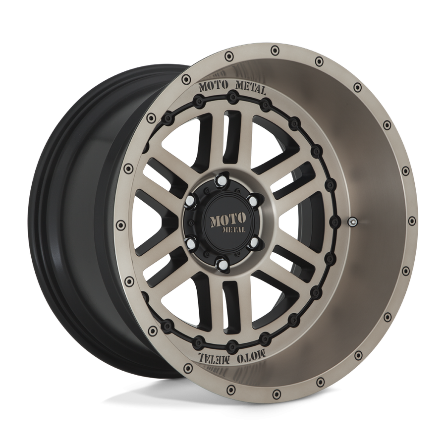 Колесный диск Moto Metal Deep Six Satin Black W/Bronze Tint 20x10 ET-18 MO80021063618N