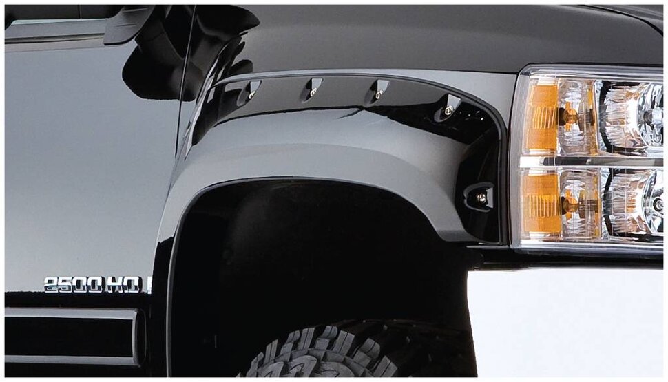 Расширители колесных арок Chevrolet Silverado 1500/2500/Silverado 3500 07-14 перед 2шт. Cut Out Bushwacker 40097-02