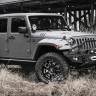 Бампер под лебедку с центральной дугой Jeep Wrangler JK 07-18 Fab Fours JK07-B1850-1