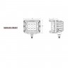 Дополнительная Led фара 3x4" Дальний свет D-SS Pro Rigid Industries 261213