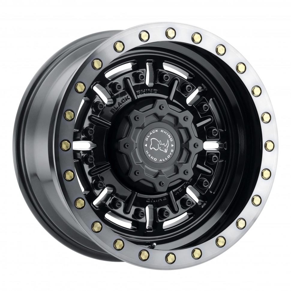 Колесный диск Black Rhino Abrams Gloss Gunblack W/Machined Dark Tint Lip 18x9.5 ET-18 1895ABR-88170B25