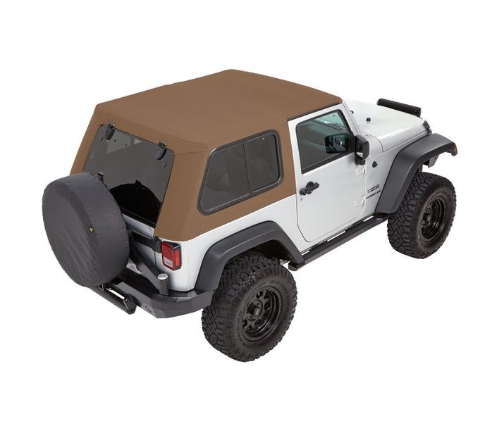 Мягкая крыша софт топ Jeep Wrangler JK 07-18 2 Door (Tan Twill) Trektop Bestop 5486271