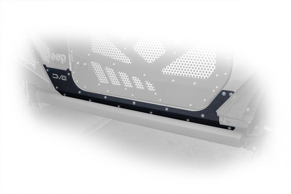 Защитные накладки на пороги Jeep Wrangler JL 18-22 2Door DV8 Offroad SRJL-25