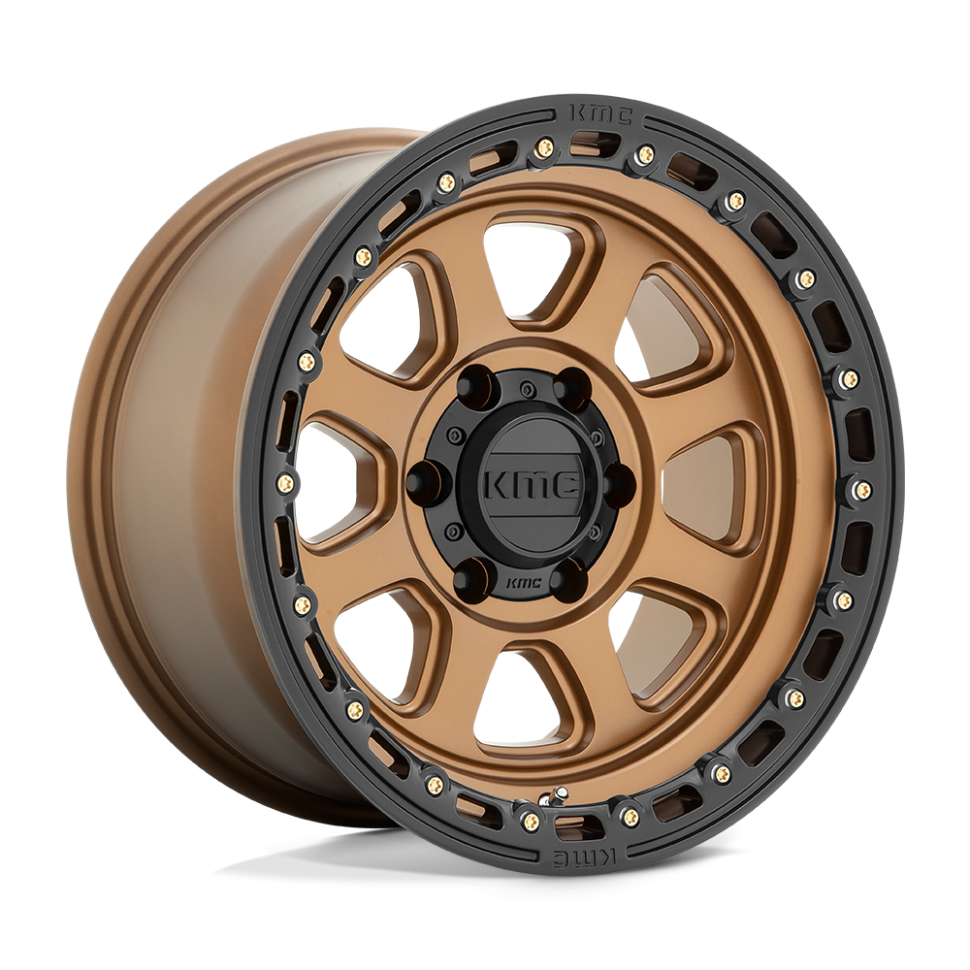 Колесный диск KMC Wheels Chase Matte Bronze W/Black Lip 17x9 ET-12 KM54879068612N