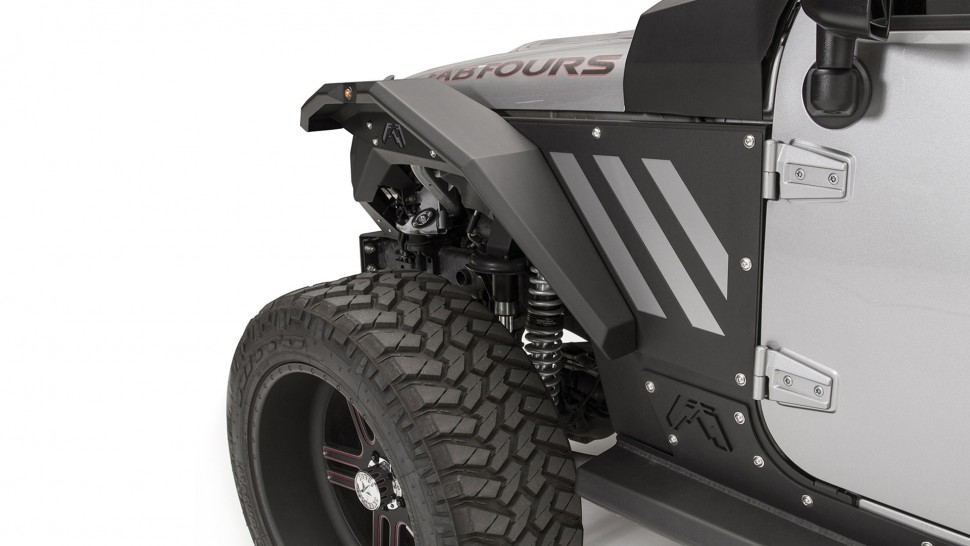 Расширители колесных арок передние Jeep Wrangler JL/Gladiator JT 18-22 Fab Fours JK1003-1