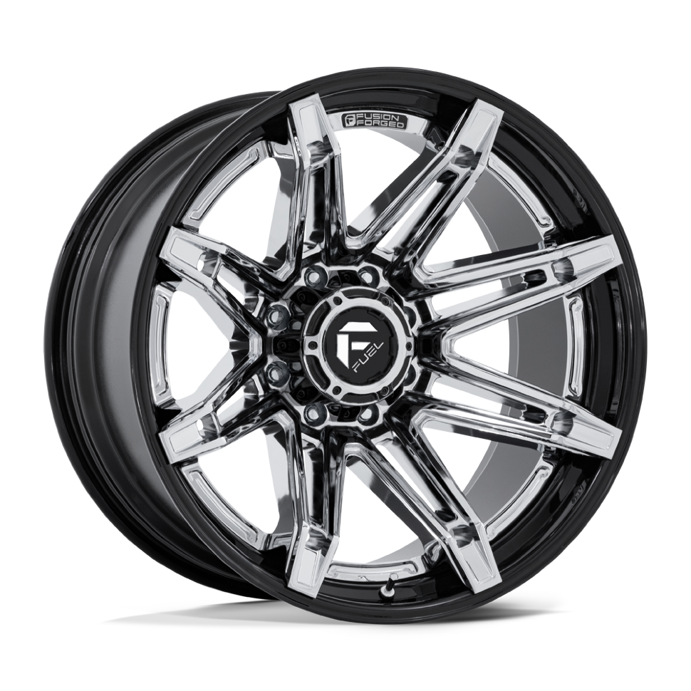 Колесный диск Fuel Off Road Brawl Chrome W/Gloss Black Lip 20x10 ET-18 FC401PB20108818N