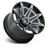 Колесный диск Fuel Off Road Brawl Chrome W/Gloss Black Lip 20x10 ET-18 FC401PB20108818N