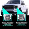 Комплект передних фар Ford F-150 21-23 NOVA-Series AlphaRex 880137