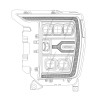 Комплект передних фар Ford F-150 21-23 NOVA-Series AlphaRex 880137
